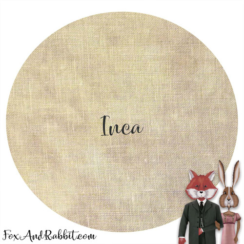 Inca 32 ct Linen by Fox and Rabbit, Zweigart Base