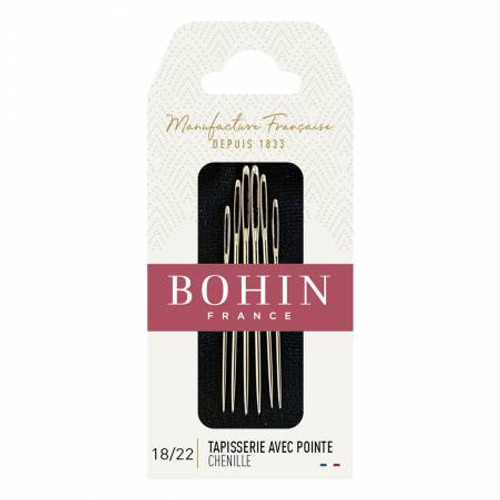 Bohin Chenille Needles Assorted Sizes 18/22