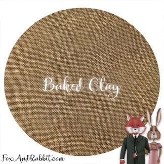 Baked Clay, 14 ct Aida by Fox and Rabbit, Zweigart Base
