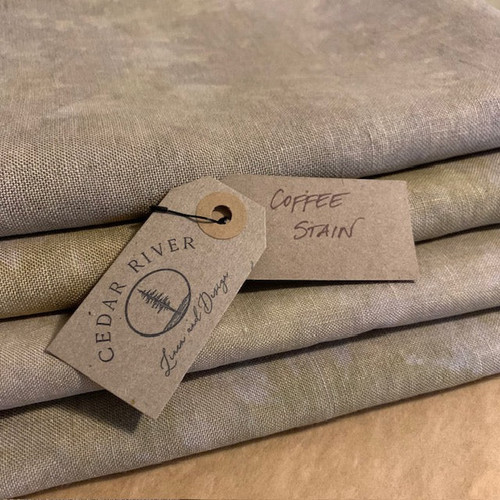Cedar River Linen, Coffee Stain 46 ct Linen, Zweigart Base