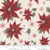 Festive Floral Large Floral Poinsettia Cream  - PER YARD!