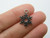 Snowflake Charm #3 - antique silver  charms