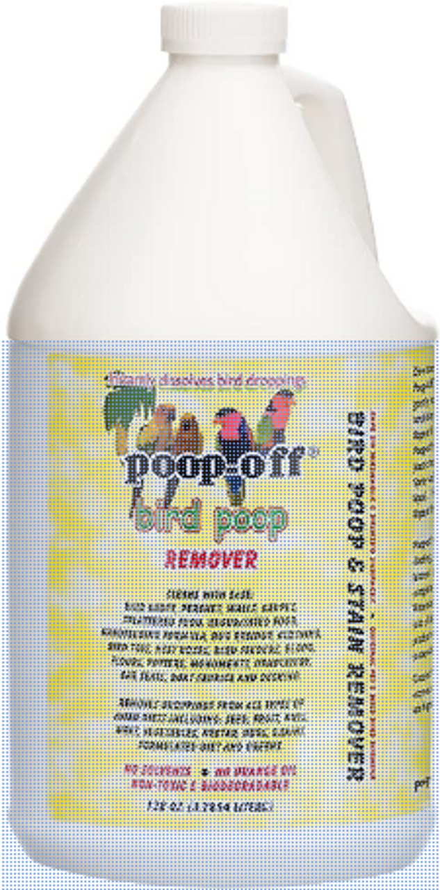Poop Off Bird Poop Remover from Bird Cages, Perches, Walls, Carpet Non  Toxic and Biodegradable 