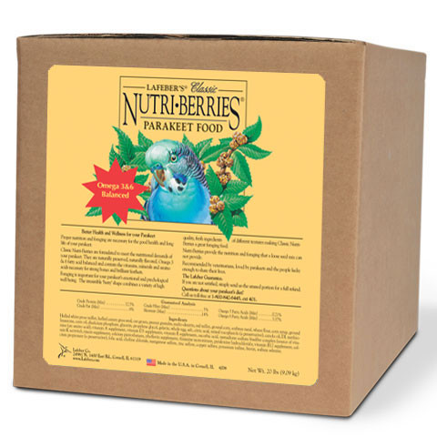Lafeber Classic Parakeet NutriBerries 14lb The Bird Toy Store