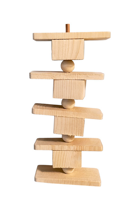 Au Naturale Stacked Jr | The Bird Toy Store