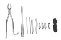 11 piece complete curgess set 93111 stainless steel promax equine dental