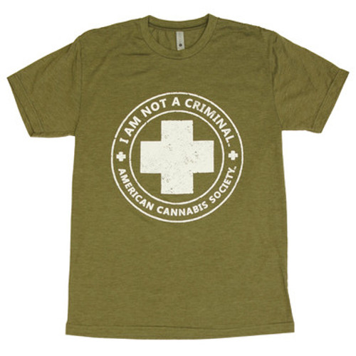 I Am Not A Criminal Military Green Shirt - XX-Large