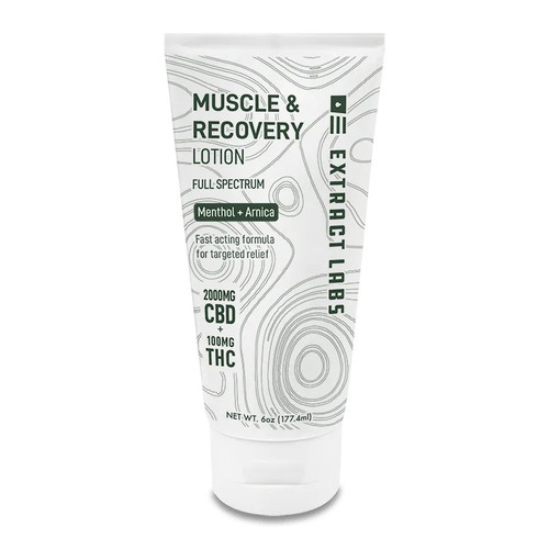 CBD THC Full Spectrum Muscle Recovery Lotion