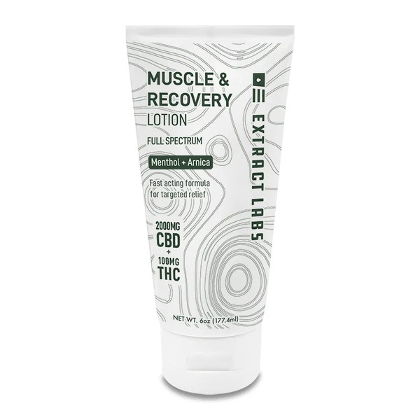 CBD THC Full Spectrum Muscle Recovery Lotion