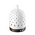 Supernova White 125 Ceramic Ultrasonic Diffuser Dark Wood Base