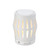 Barrel White Ceramic No-Spill Wax Melt Warmer with Timer