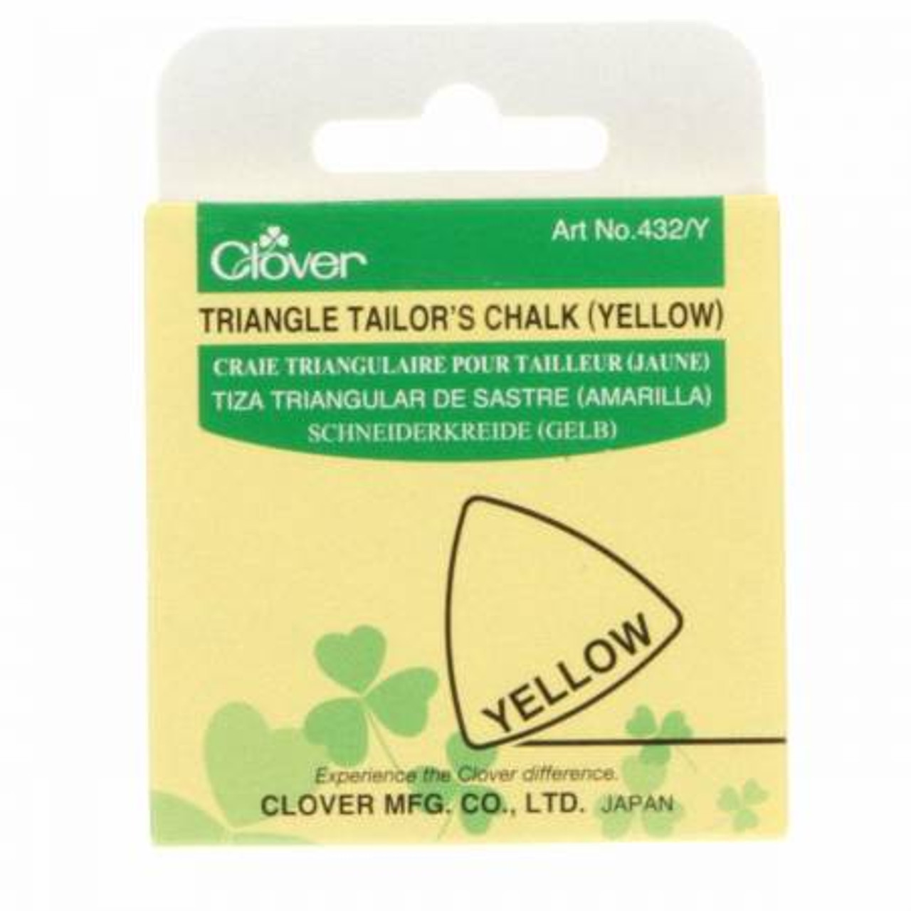 Clover Tailors Chalk, Yellow - The Batty Lady