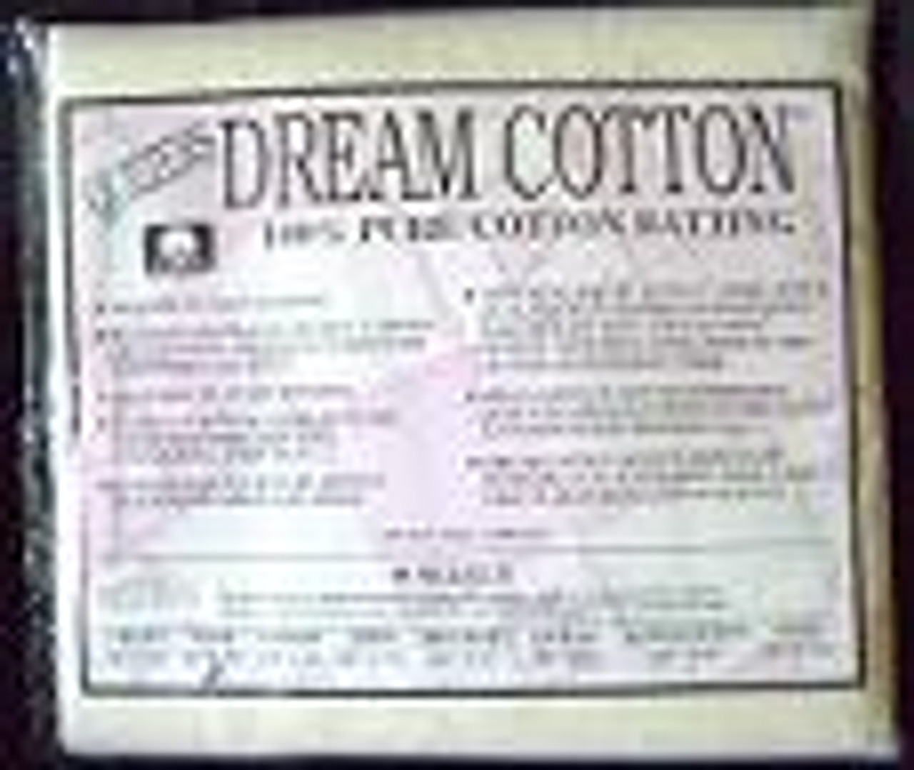 Quilters Dream Cotton Batting Deluxe Loft Natural