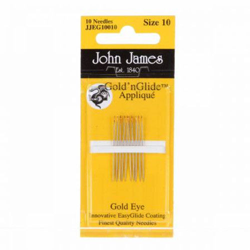 JJ Gold N Glide Applique, Size 10, 10 Ct