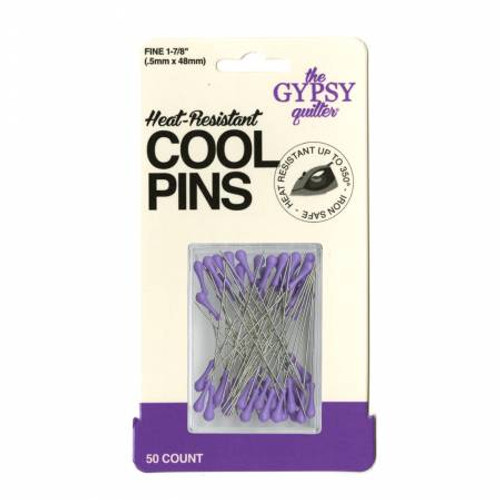 The Gypsy Quilter, Heat Resistant Cool Pins with ABCs and 123, Gypsy Purple