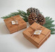 Quilt Christmas Tree Coasters, Set of 4
