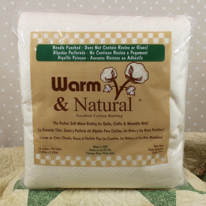 Warm & Natural Twin Quilt Batting, The Warm Company #W2391WN