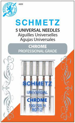 Schmetz CHROME Universal Machine Needle Size 80/12, 4009 - The Batty Lady