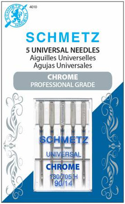 Schmetz CHROME Universal Machine Needle Size 90/14, 4010 - The