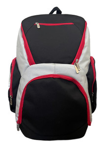 PLAYER BACKPACK IN BLACK AND RED
