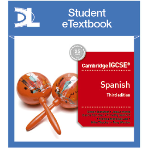 Hodder Cambridge IGCSE™ Spanish Third Edition Student Etextbook