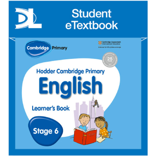 Hodder Cambridge Primary English: Learner's Book Stage 6 Student e-Textbook