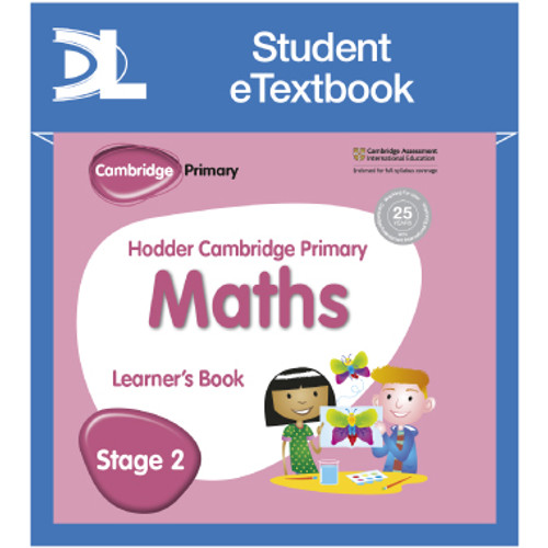 Hodder Cambridge Primary Maths Learner's Book 2 Student e-Textbook