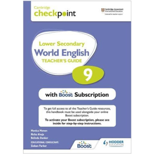 Hodder Checkpoint Lower Secondary World English Stage 9 Teacher's Guide with Boost Subscription