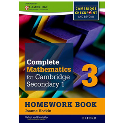 Oxford Complete Mathematics Cambridge Stage 3 Homework Book (Pack of 15)