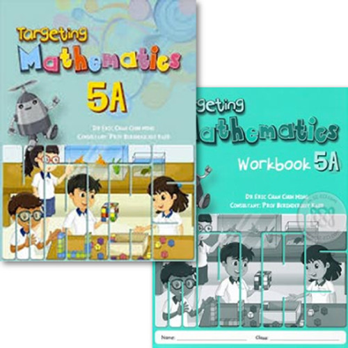 Primary Level Targeting Maths 5A (Class Pack of 20 Textbooks & 20 Workbooks) - Singapore Maths