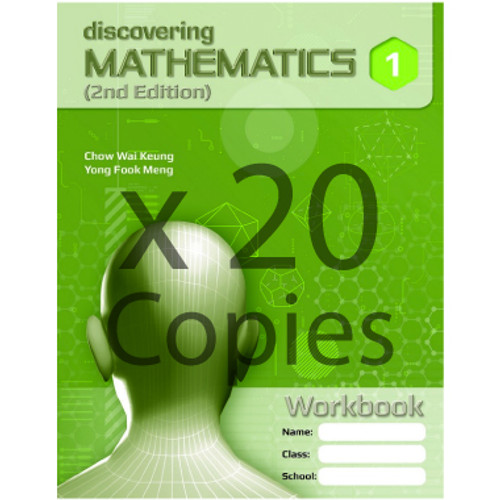 Discovering Maths 1 Class Pack of 20: Workbook Only - Singapore Maths Secondary Level