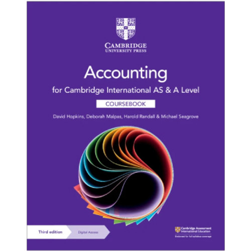 Cambridge AS and A Level Accounting Coursebook with Digital Access (2 Years) - ANDREWS ACADEMY