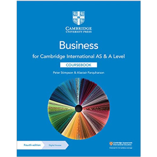 Cambridge AS and A Level Business Coursebook with Digital Access (2 Years) - ANDREWS ACADEMY