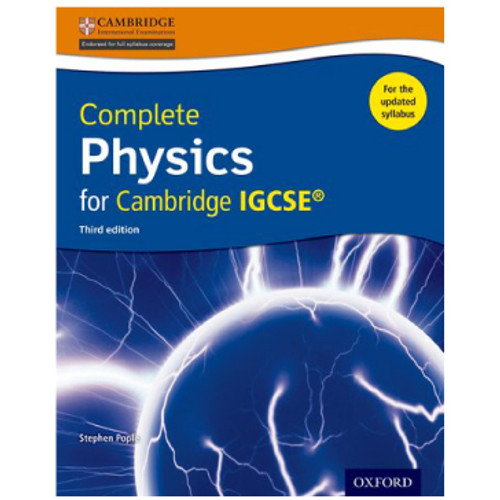 Oxford Complete Physics for Cambridge IGCSE Student Book (3rd Edition) - RIDGEFIELD ACADEMY