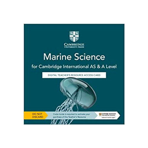 Cambridge International AS and A Level Marine Science Digital Teacher's Resource Access Card