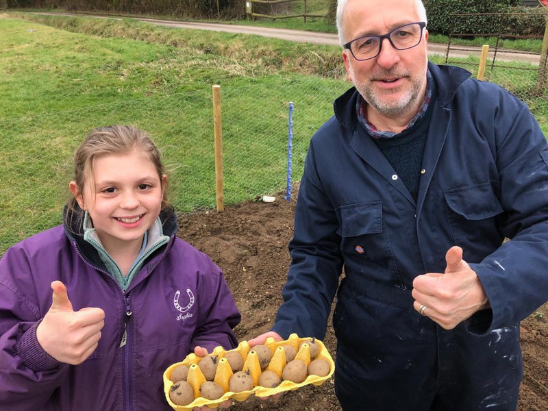 Planting Spuds...