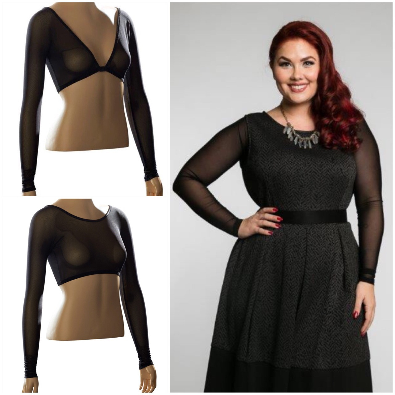 plus size mesh outfits