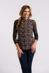 Basic 3/4 Length Black Mesh Sleevey Wonders