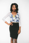 Basic 3/4 Length White Mesh Sleevey Wonders