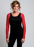 Basic Long Sleeve Red Jersey Sleevey Wonders