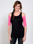 Bandeau 1/2 Sleeve Pink Jersey Sleevey Wonders