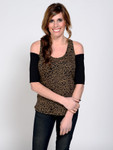 Bandeau 1/2 Sleeve Black Jersey Sleevey Wonders
