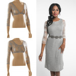 Basic 3/4 Length Silver Lace Sleevey Wonders