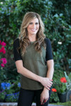 Basic 1/2 Sleeve Black Cotton Jersey Sleevey Wonders