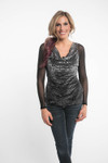 Basic Black Mesh Long Sleeve Sleevey Wonders