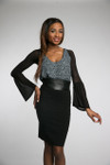 Long Bell Sleeve Black Mesh Sleevey Wonders