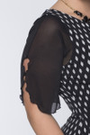 Flutter 1/2 Sleeve Black Mesh Sleevey Wonders - Plus Size