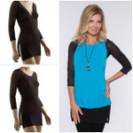 Sleevey Black Mesh Tunic Sleevey Wonders
