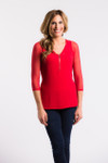 Basic 3/4 Length Red Mesh Sleevey Wonders