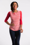 Basic 3/4 Length Red Mesh Sleevey Wonders